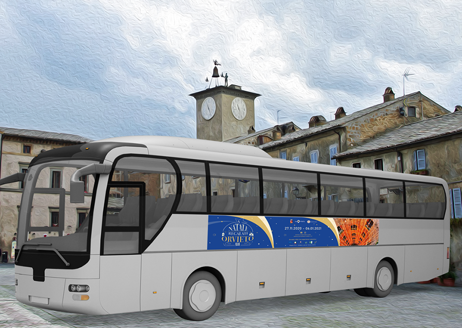 Banner Orvieto per autobus