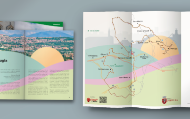 Brochure e mappa Around Perugia
