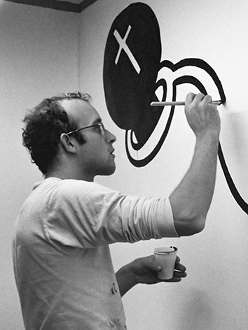 Keith Haring al Stedelijk Museum di Amsterdam (1986)