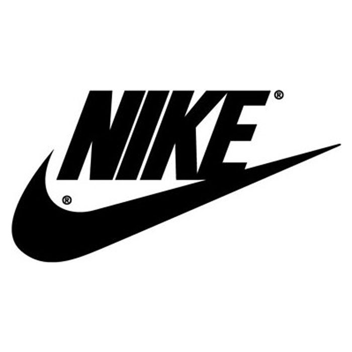 Logo Nike con il famoso pittogramma Swoosh